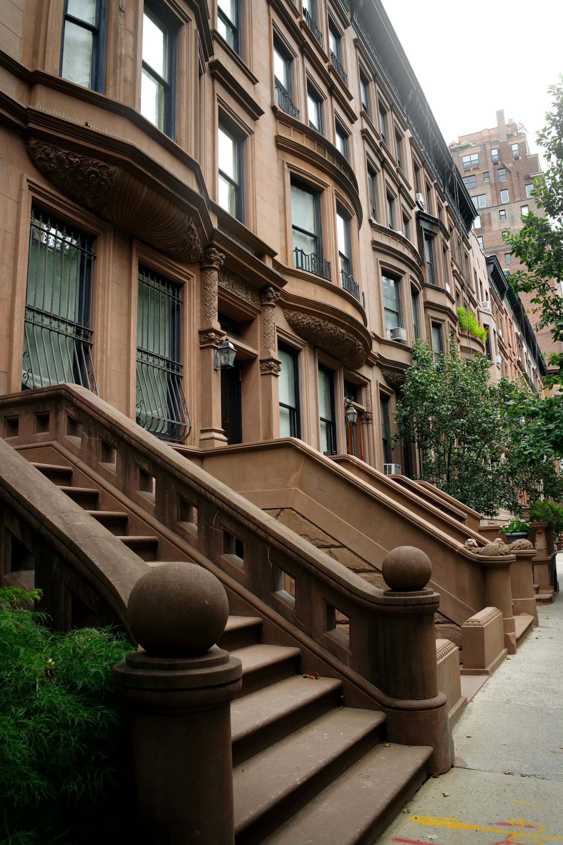 New York City brownstones